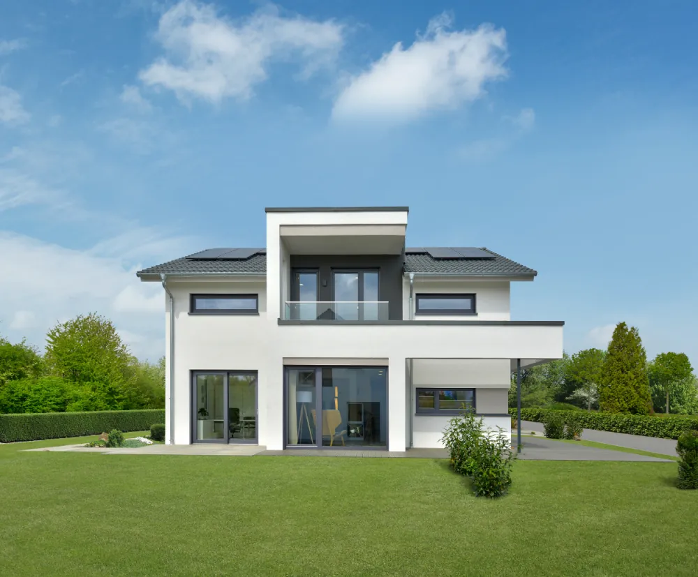 Modernes Bien-Zenker Haus mit Garten
